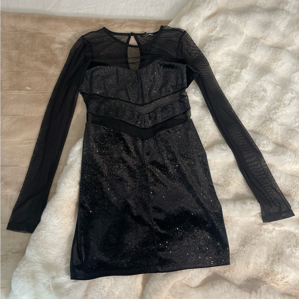 Black sparkly dress
